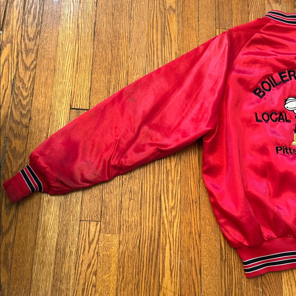 80’s Boilermakers Vintage Varsity Bomber Jacket - Picture 10 of 14